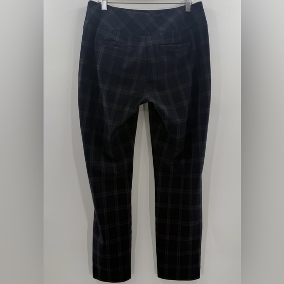 Cabi Connery Plaid Green Navy Blue Trouser Pants Tartan Style #3572 Size 6 - Picture 9 of 12